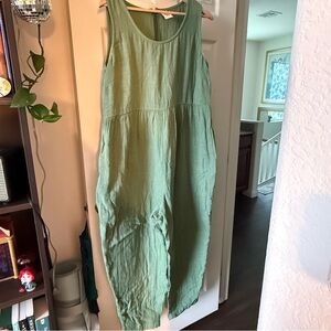 Lucy & Yak Green Bellamy Jumpsuit